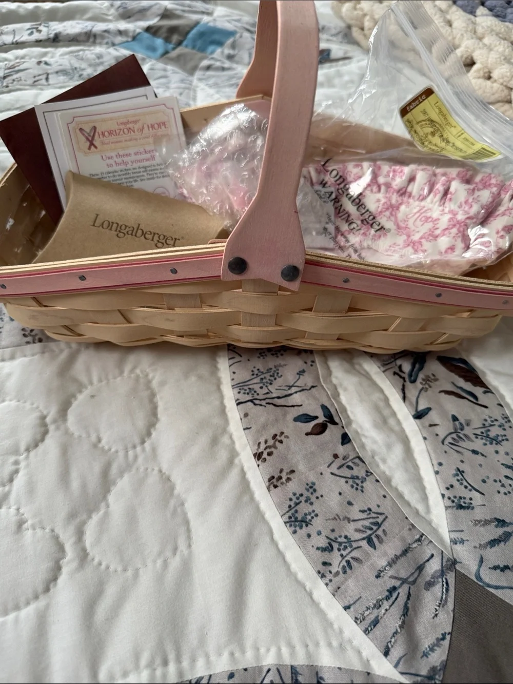 Longaberger Horizon of Hope 2007  Basket Set